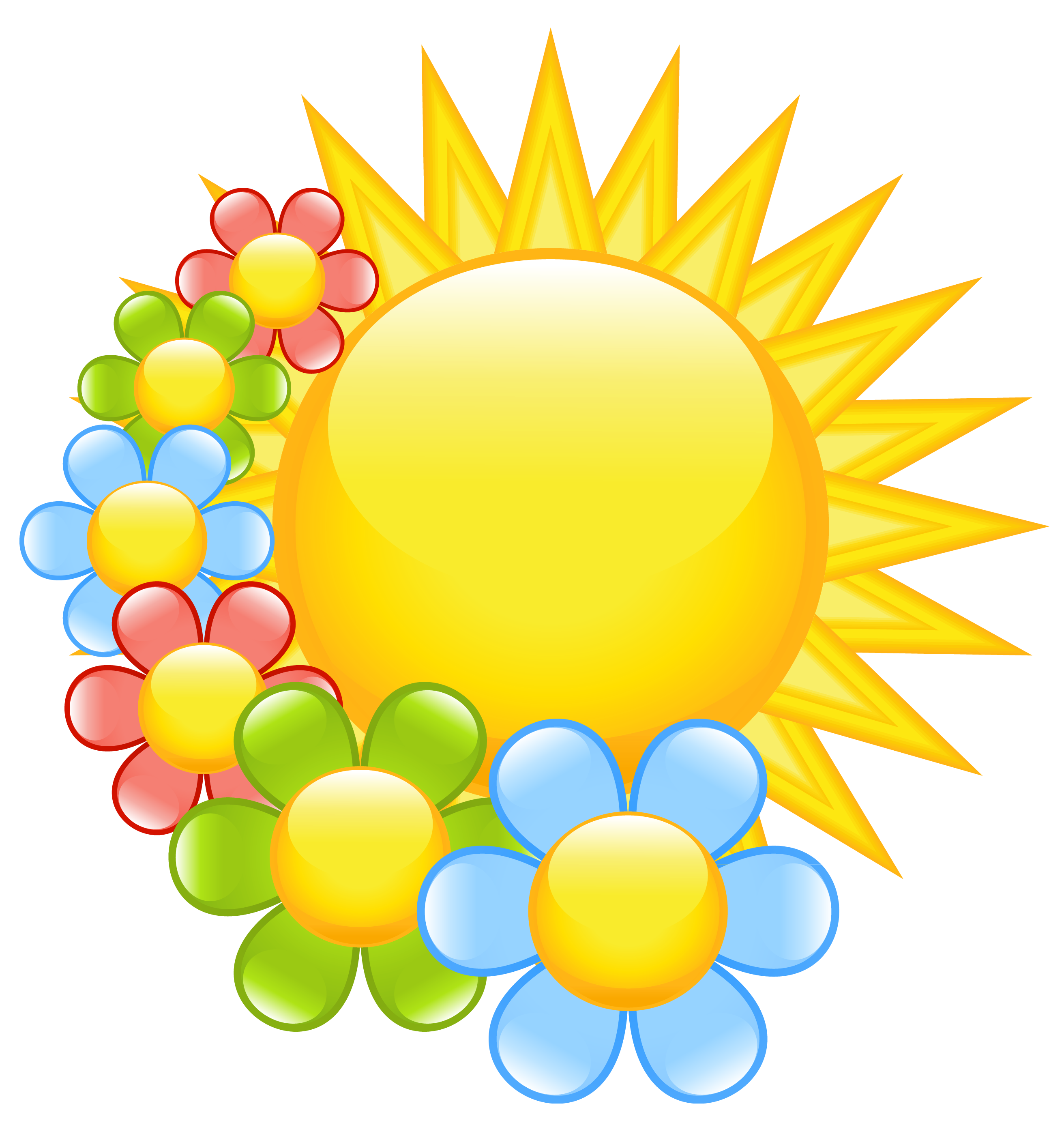 Spring clipart. Free graphics