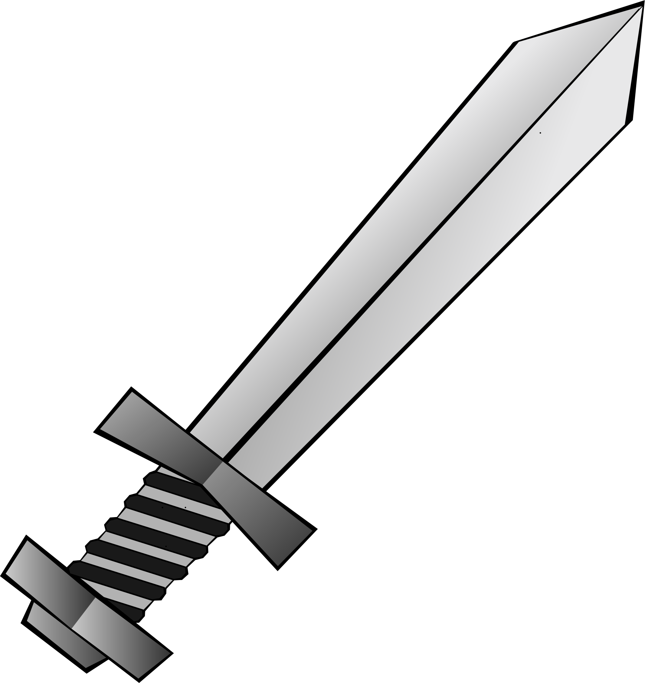 Metal Sword Icon Clipart Larg