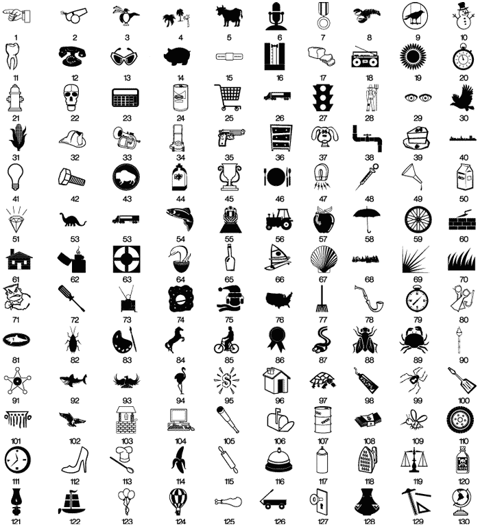 Some of these clip art have b