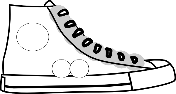 Clip art tennis shoes clipart 4 - WikiClipArt