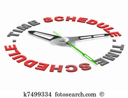 Clip Art. time schedule - Schedule Clip Art