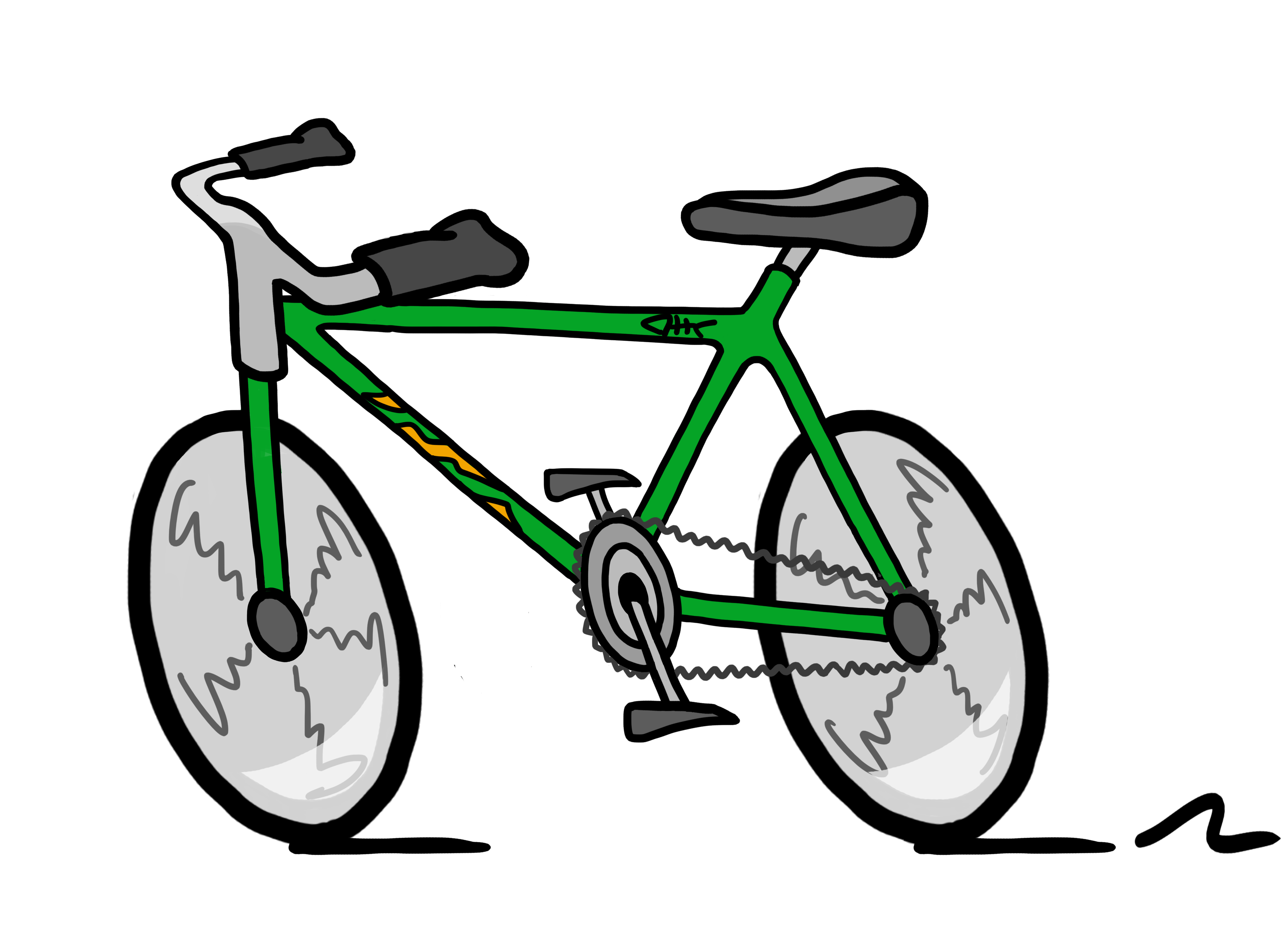 Clip Art Transportation By Ji - Clip Art Bicycle