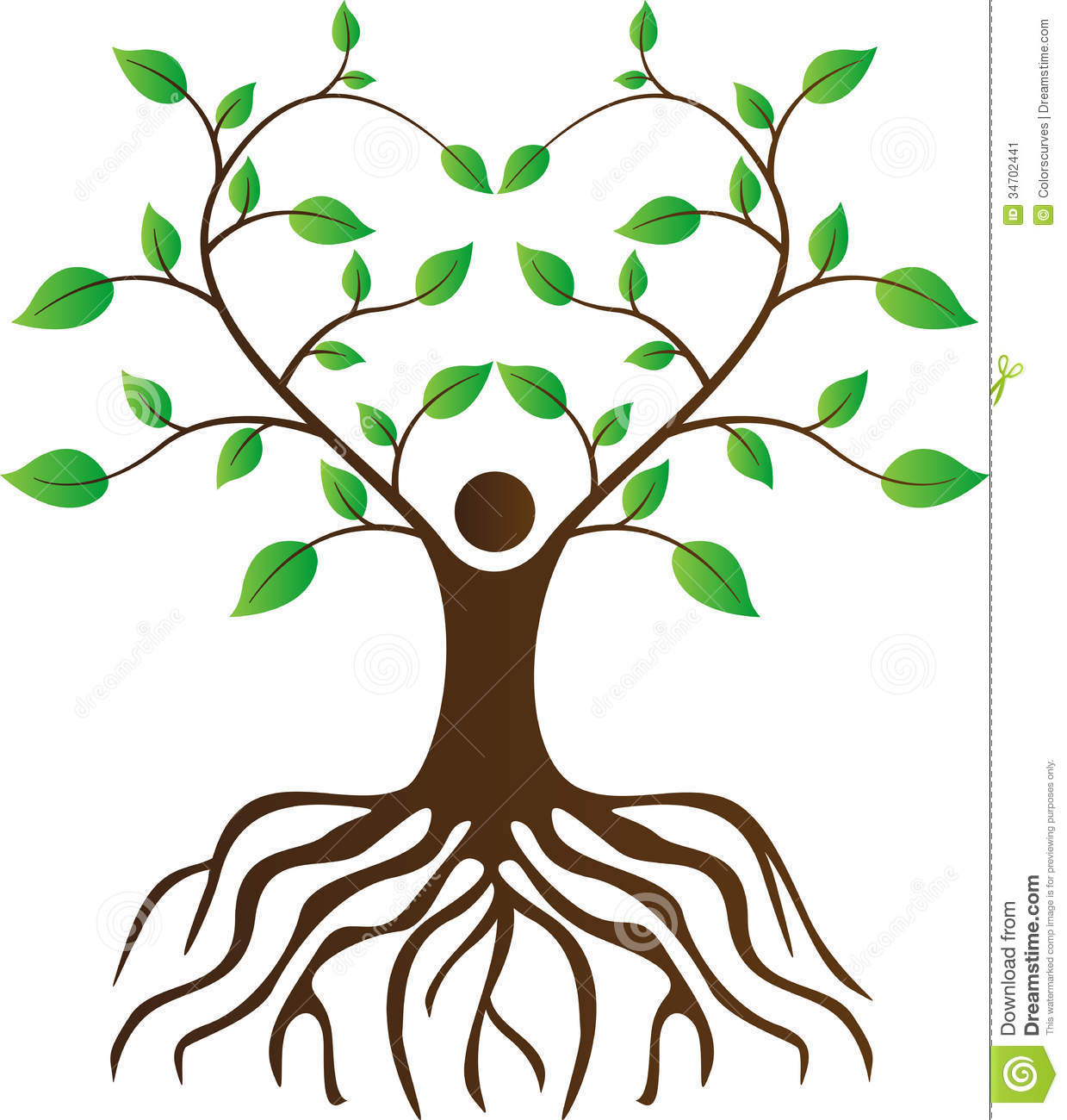 Clip Art Tree With Roots Clipart Panda Free Clipart Images