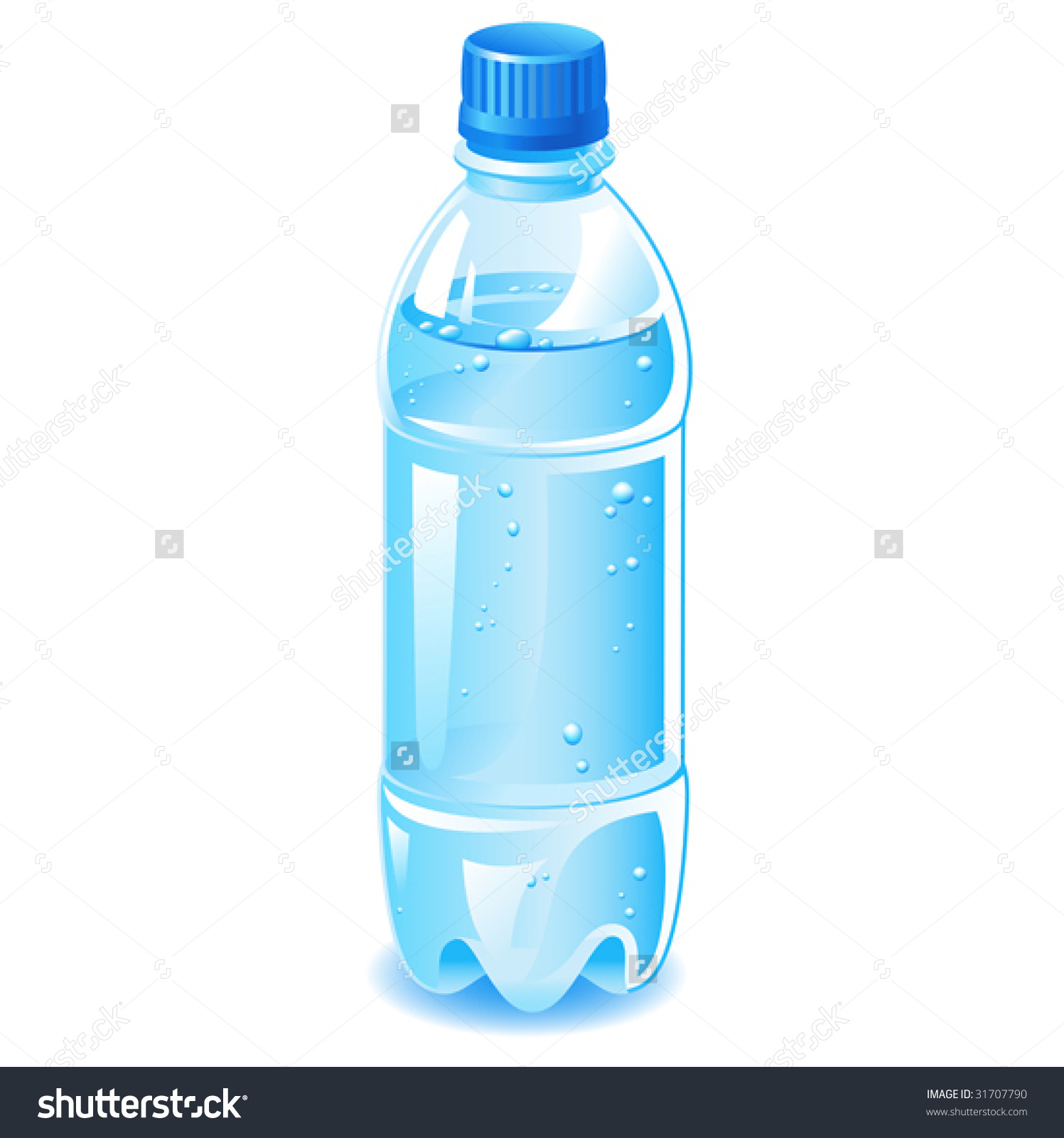 Water Bottle Clip Art. Plasti