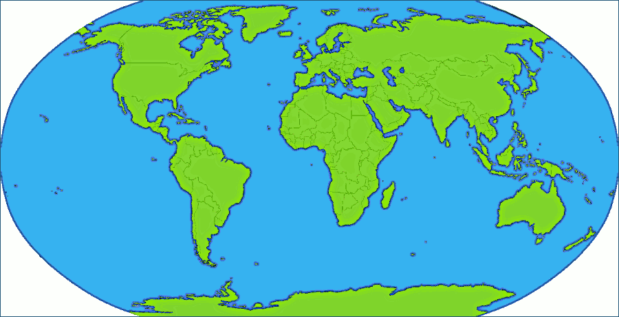 Clip art world map with ... world globe australia. of