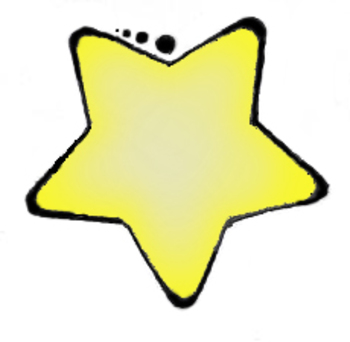Yellow Star. Yellow Star Clip