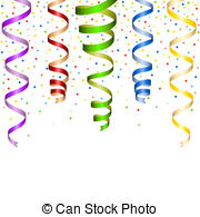 Clip Artby Vjom8/145; Celebration Background - Colorful Confetti, Vector.