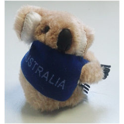 Clip-on Koala - I Love Australia (Brown)