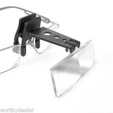 Clip-On Reading Glasses Magnifier lens Magnifying glass hands free clip on lense