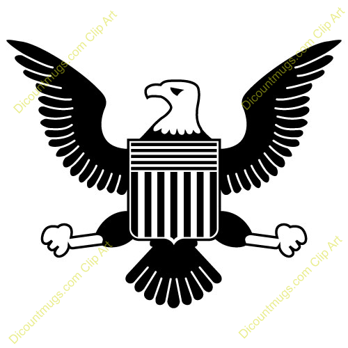 American patriotic eagle