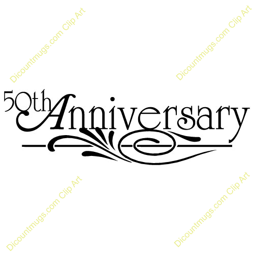 Clipart 11749 50th Anniversary Text 50th Anniversary Text Mugs T
