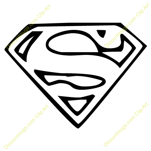 Clipart 12009 Superman Emblem - Superman Logo Clip Art