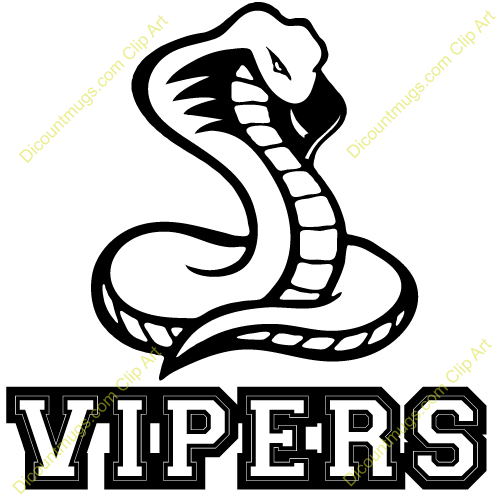 Viper Or Coiled Snake Body Ve