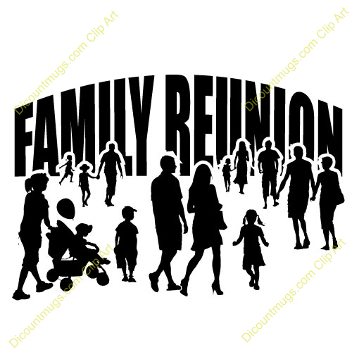 Clipart 12445 Family Reunion Family Reunion Mugs T Shirts Picture