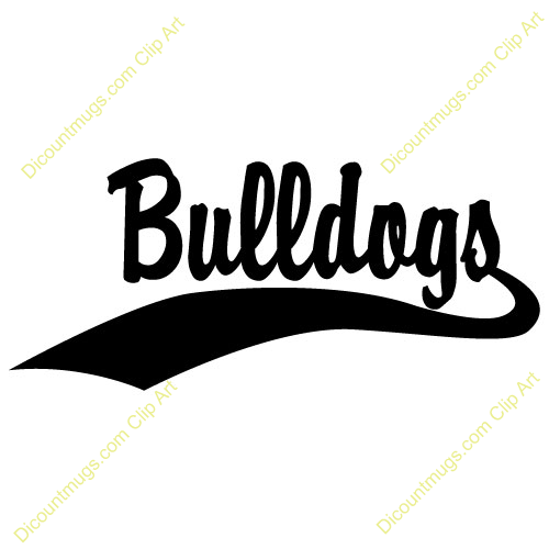 Clipart 14833 Bulldogs Bulldo - Bulldogs Clipart