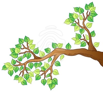 Tree Branch Clip Art Vector .