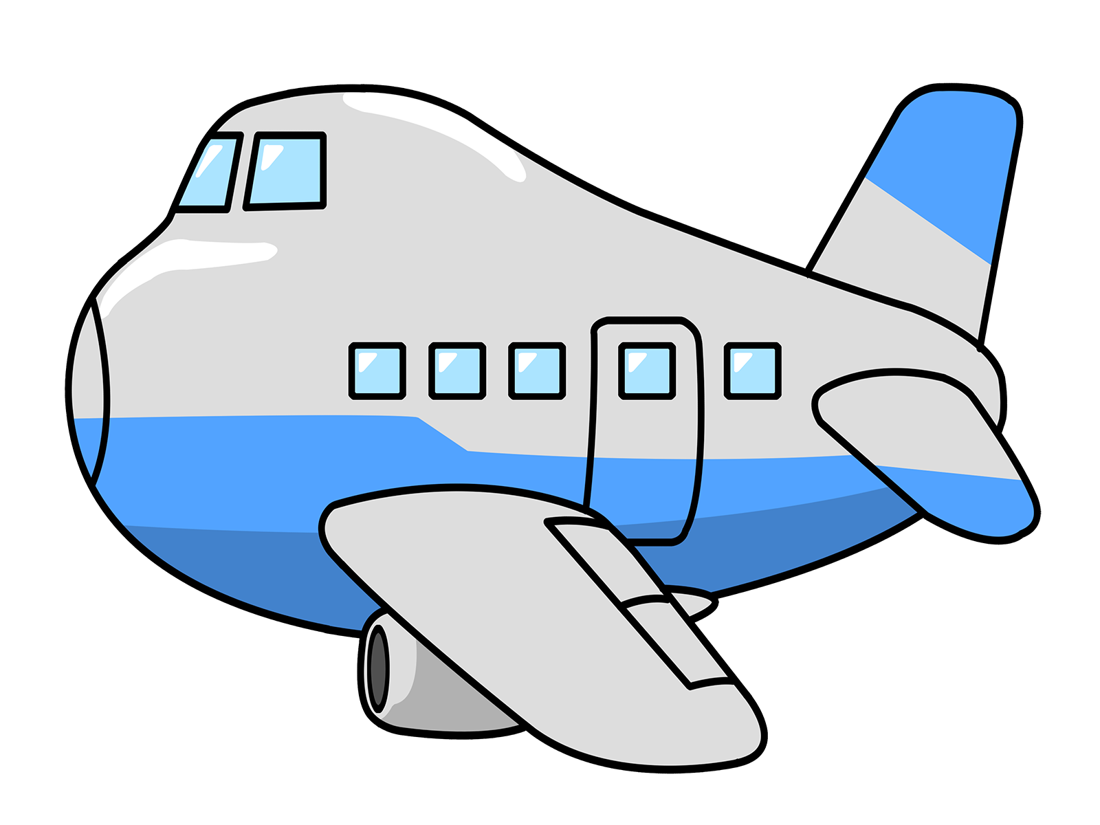 clipart airplane - Clipart Of Airplane