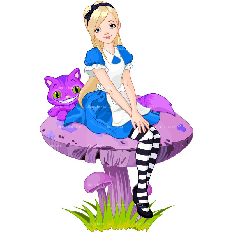 Clipart Alice In Wonderland Royalty Free Vector Design