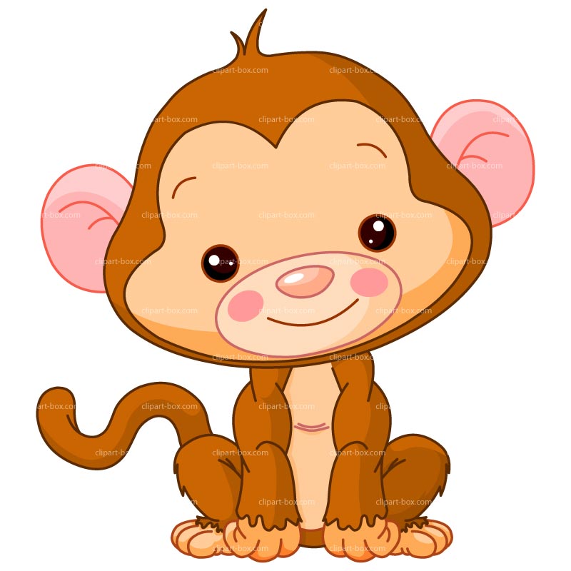 Clipart Baby Monkey Royalty . - Baby Monkey Clip Art