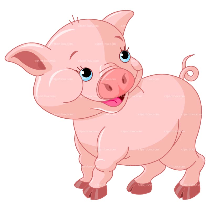 Clipart Baby Pig Royalty Free Vector Design