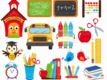 Clipart - Back To School