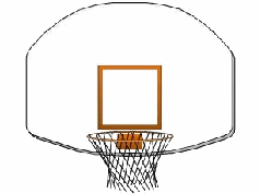 Clipart basketball goal - Cli - Basketball Goal Clipart