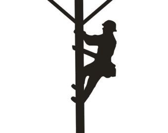 ... ClipArt Best; Lineman, Vintage and Silhouette ...