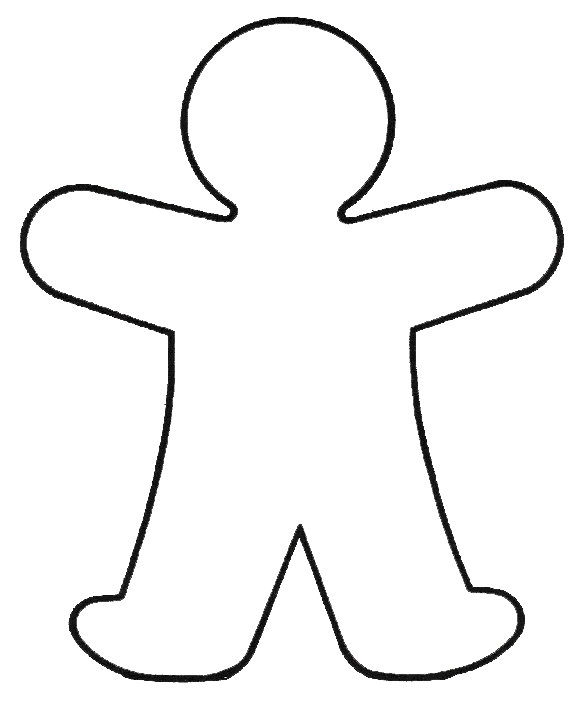 person outline clipart