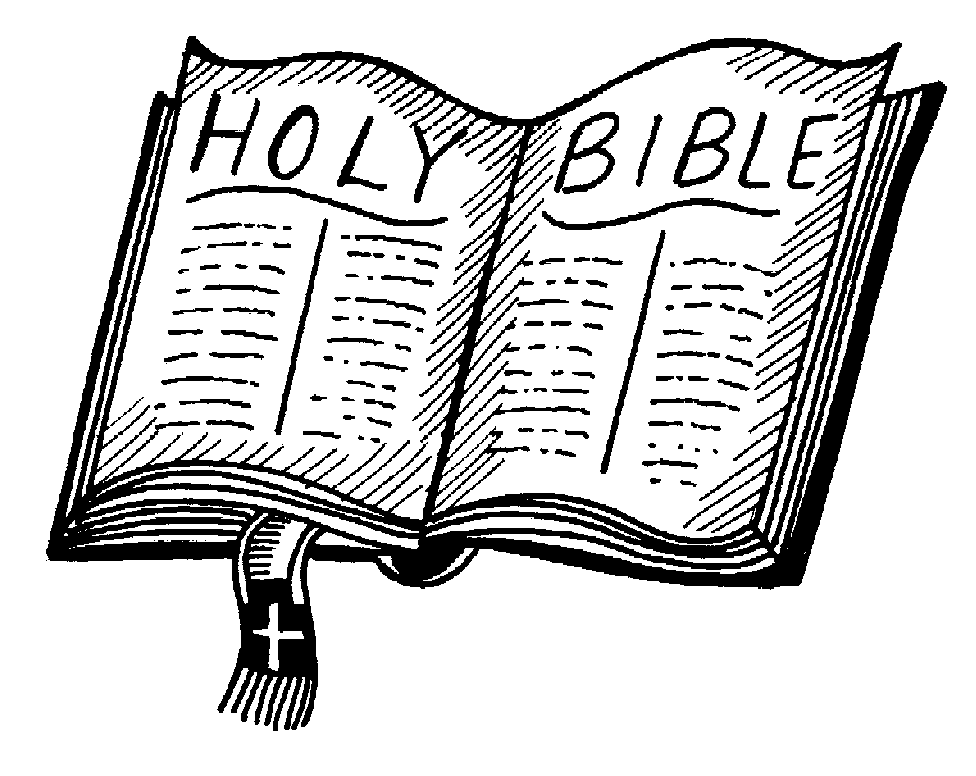 Cross And Bible Clipart .