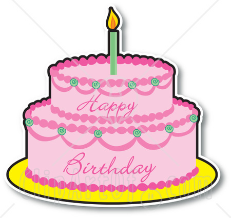 clipart birthday cake u0026mi - Free Clipart Birthday Cake