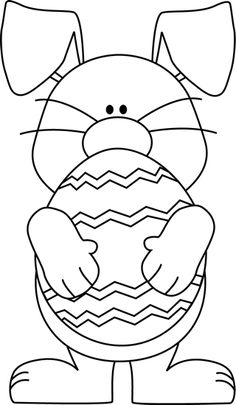 Clipart black and white, . - Easter Clip Art Black And White