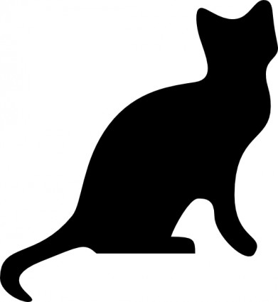 clipart cat - Cat Silhouette Clip Art