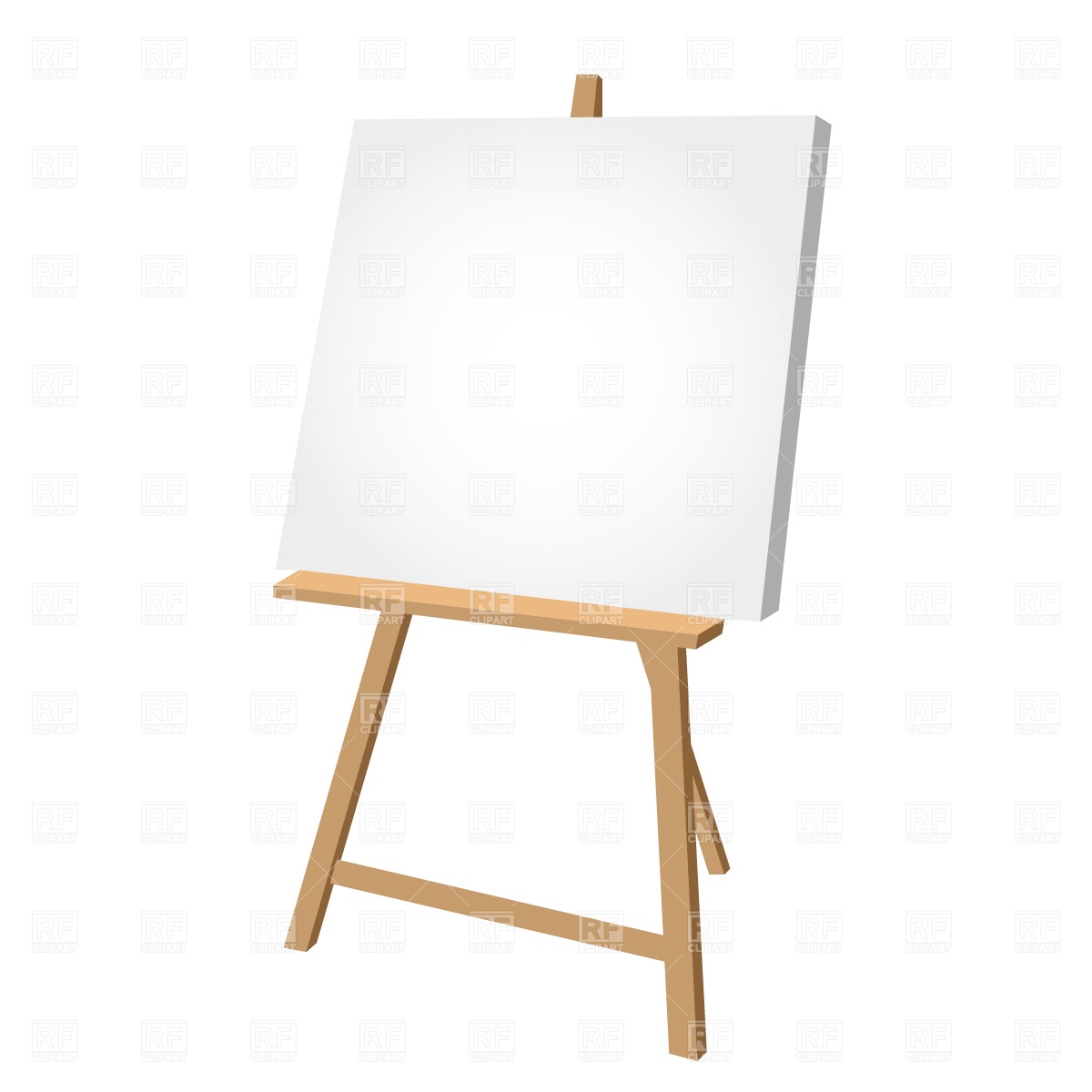 Clipart Catalog Objects Blank Easel Download Free Vector Clipart