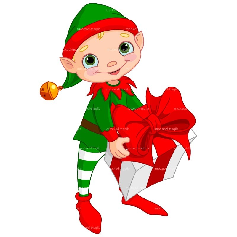 Clipart Christmas Elf Royalty - Christmas Elves Clipart