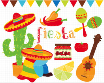 Fiesta clipart - Mexican fies