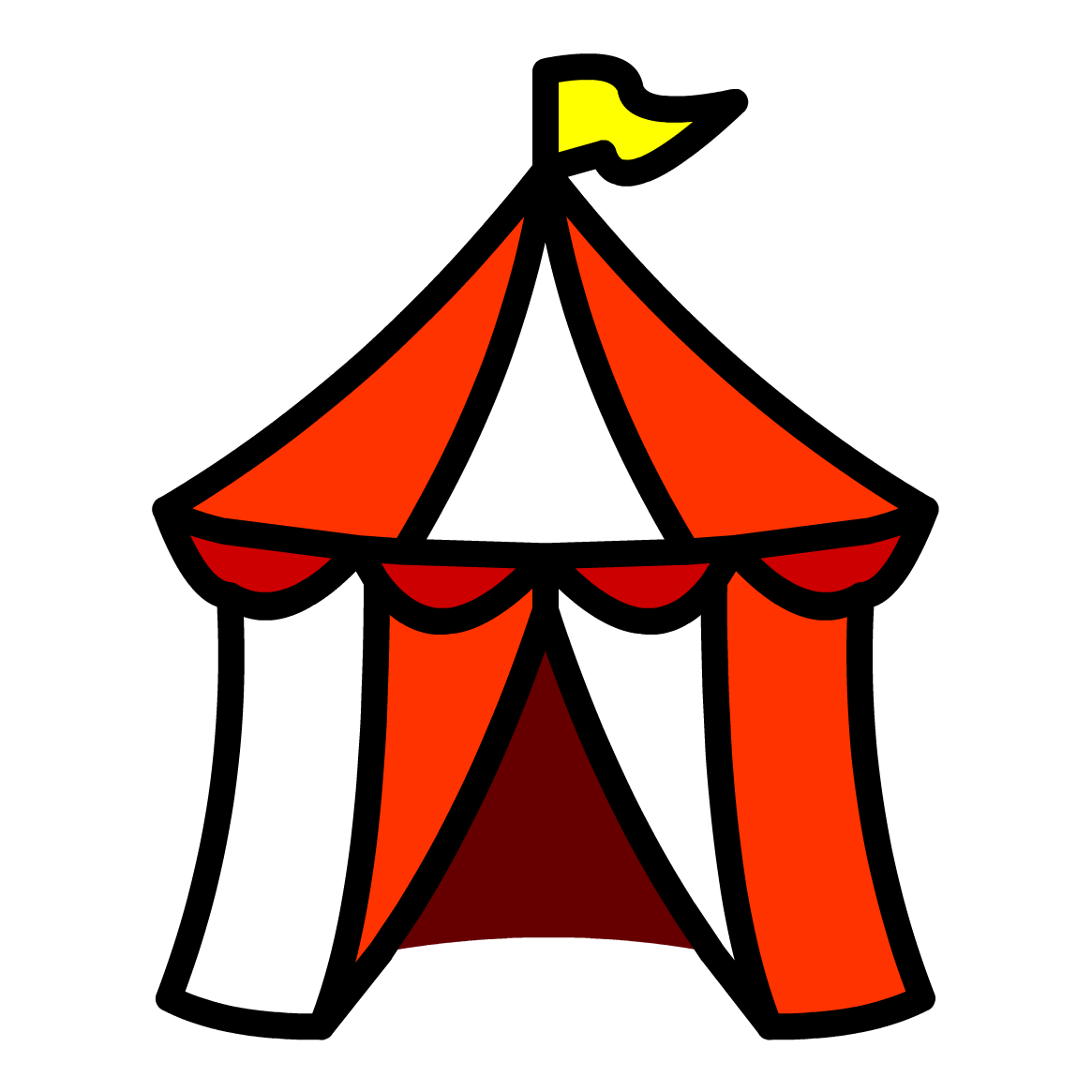 Circus Tent Clip Art Image - 