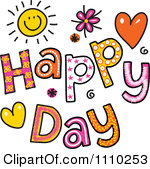 Oh Happy Day Clipart #1