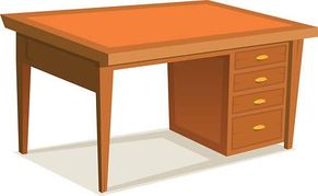 clipart desk - Clip Art Desk