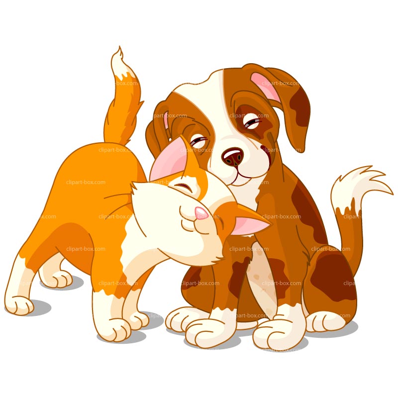Clipart Dog And Cat Royalty F - Dog And Cat Clip Art