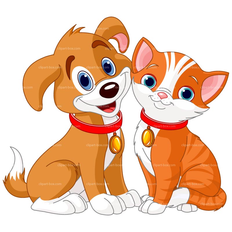 Clipart Dog And Cat Royalty F - Dog And Cat Clipart