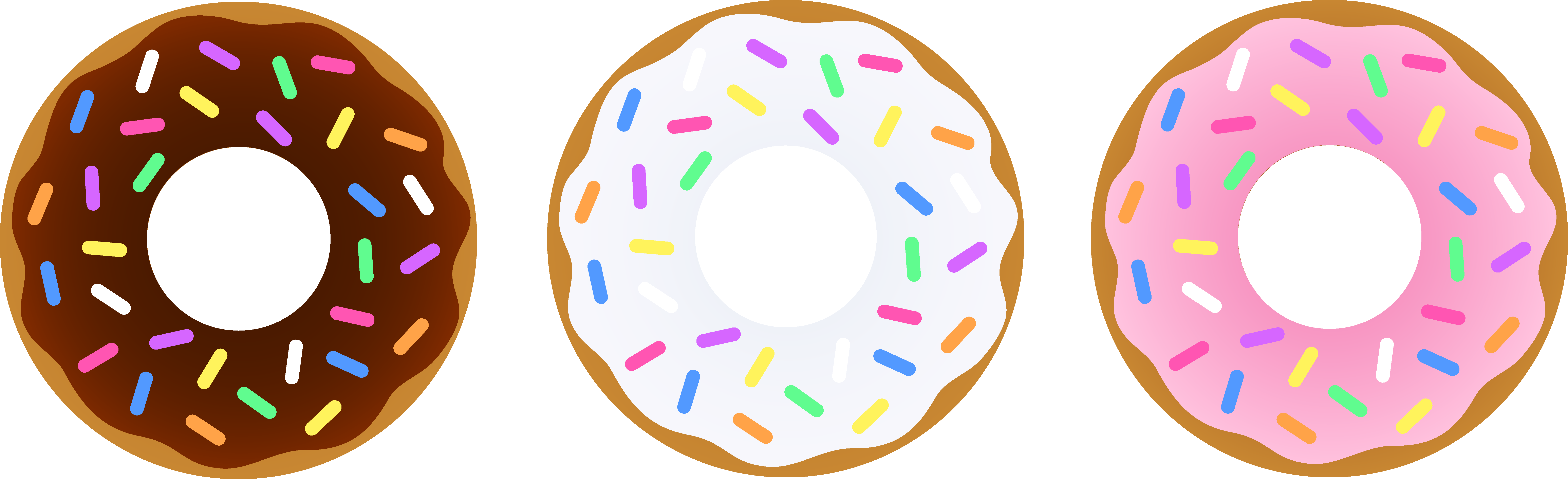 Donut Clip Art Cartoon Illust