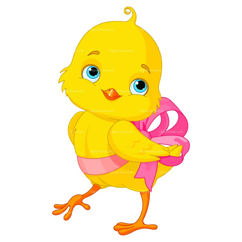 Clipart Easter Chicken Royalt - Easter Chick Clipart