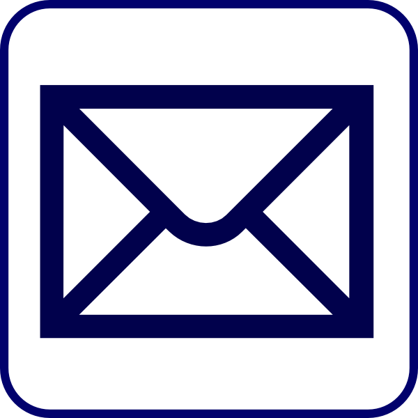 Email clipart black clipartsg