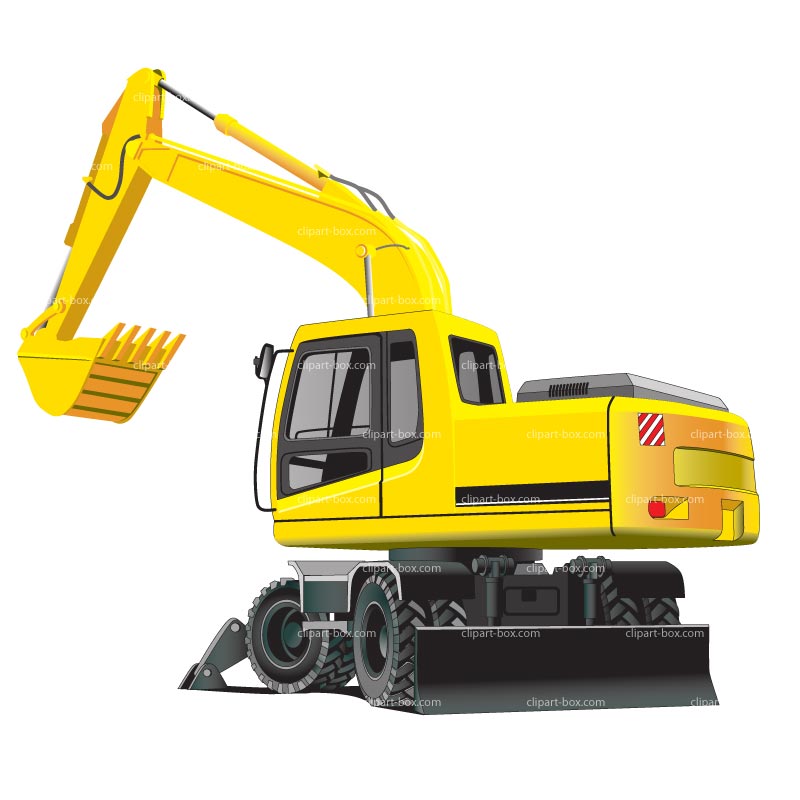 Clipart Excavator Royalty Fre - Excavator Clipart
