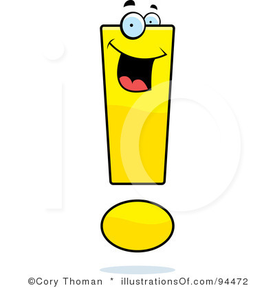 Clipart exclamation mark free - Exclamation Point Clip Art
