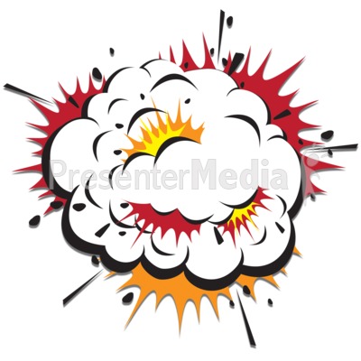 Explosion clipart 2