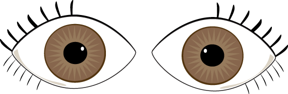 clipart eyes - Brown Eyes Clipart