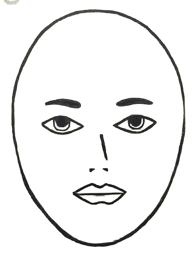 Girl Face Clipart