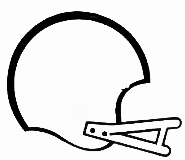 Clipart Football Helmet Black And White Free