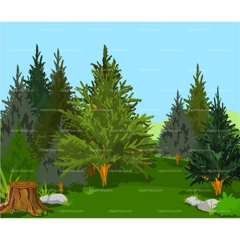 Clipart Forest Background Royalty Free Vector Design